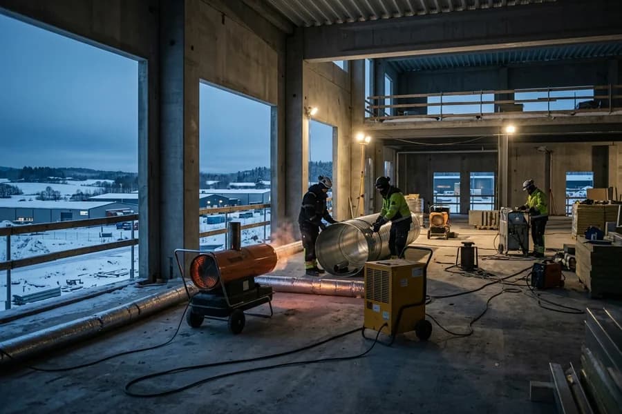 So funktioniert Neubautrocknung