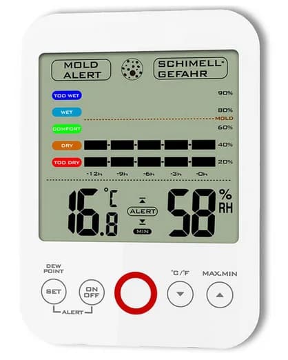 DÖLCO Wandhygrometer / Schimmelwarner