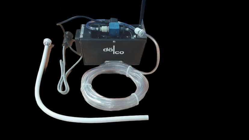 Pumpe mit 7-m-Schlauch im Lieferumfang